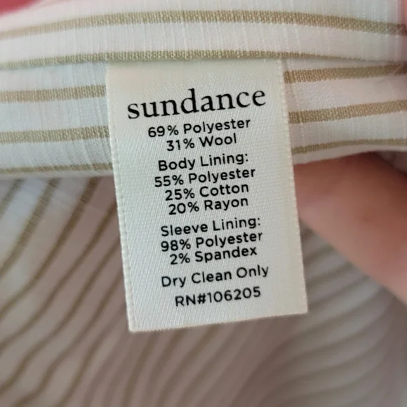 Sundance NWT Emilia Topper Wool Blend Breasted Long Blazer Jacket - Picture 8 of 9